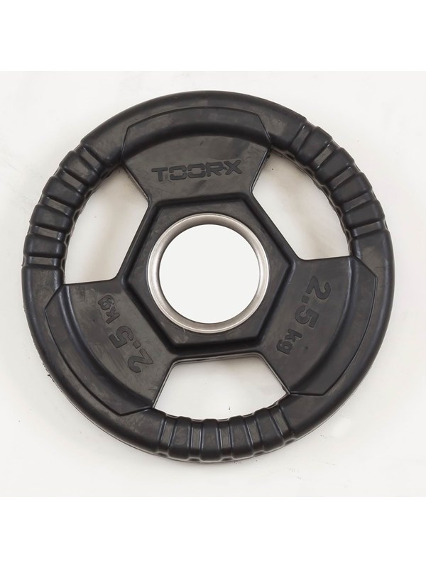 Toorx Fitness - Rubber Olympische Halterschijf 50mm - 2,5 kg - Gewicht Schijf - Sport Gewichten - Fitness - Per Stuk