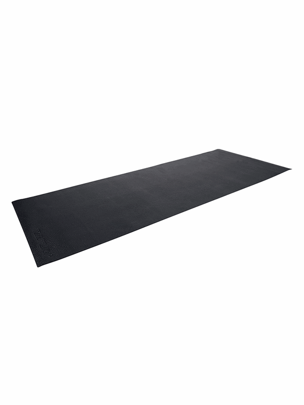 Tunturi Roeitrainer mat - Vloerbeschermer - Beschermmat - 227 x 90 x 0,4 cm - Zwart