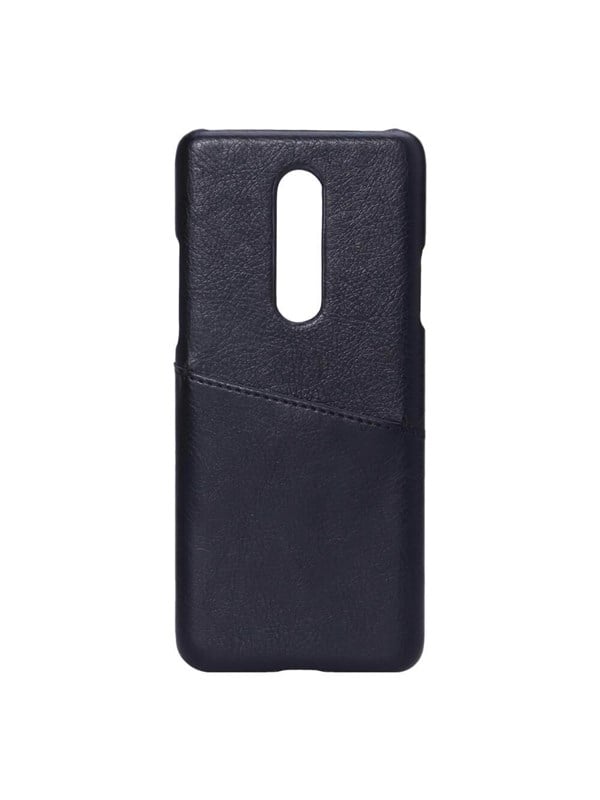 ONSALA Mobile Cover Black with Cardpocket Oneplus 8