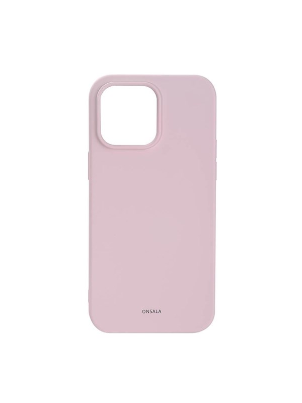 ONSALA Phone Case Silicone Chalk Pink - iPhone 14 Pro Max