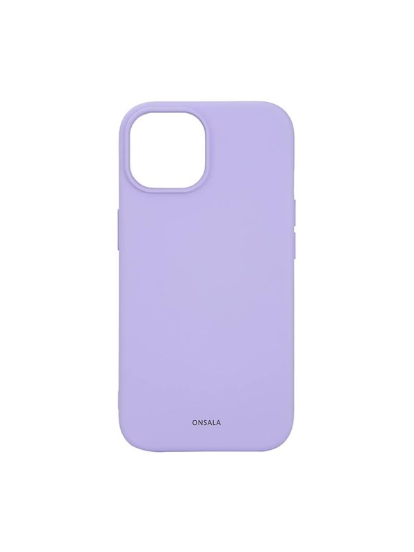 ONSALA Phone Case with Silicone Feel MagSeries Purple - iPhone 15