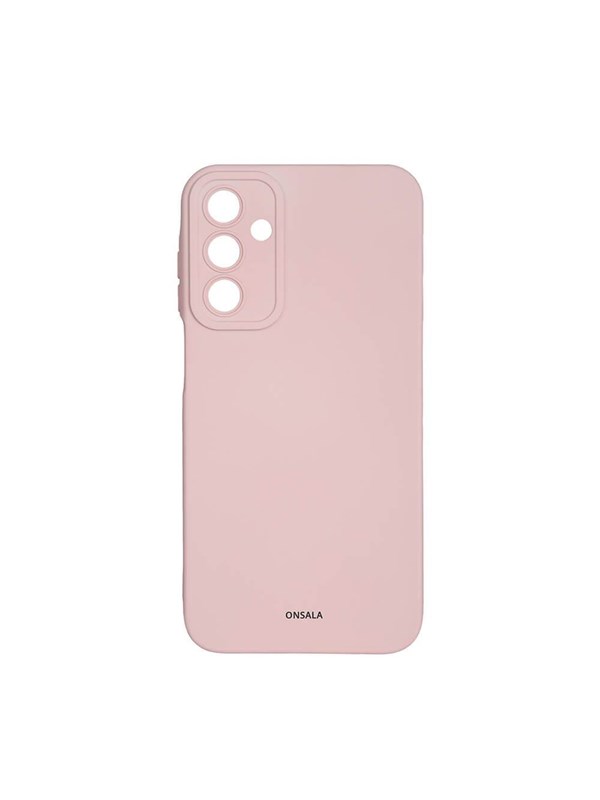 ONSALA Phone Case with Silicone Feel Chalk Pink - Samsung A15 5G/A15 4G