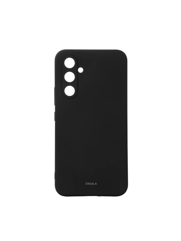 ONSALA Phone Case with Silicone Feel Black - Samsung A55 5G