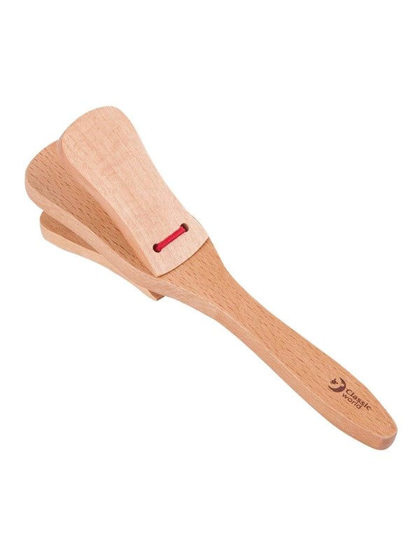 Classic World Castagnet Birch wood