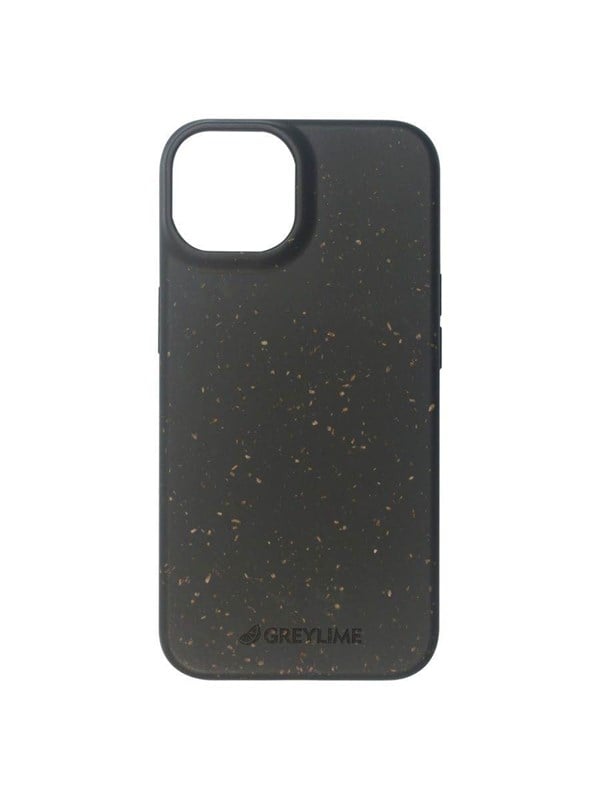 GreyLime iPhone 15 Pro Biodegradable Cover - Black