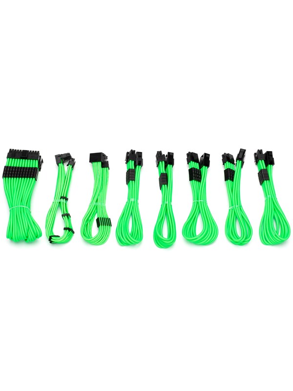 DUTZO Sleeved voeding verlengkabel Pro kit - Groen