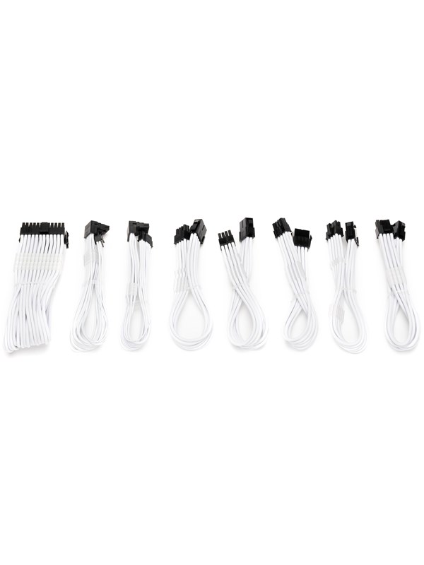 DUTZO Sleeved voeding verlengkabel Pro kit - Wit