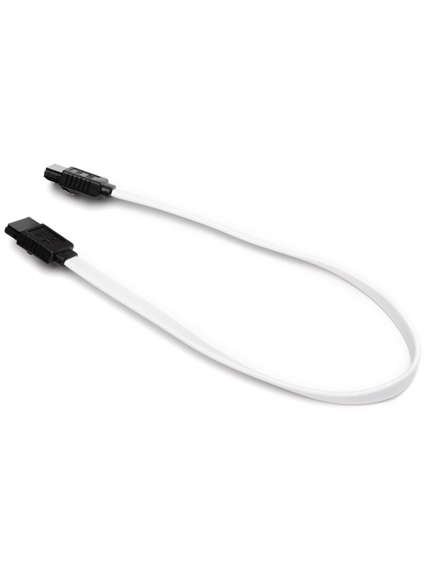 DUTZO SATA-kabel - Wit - 0.3 m - Rechte connector