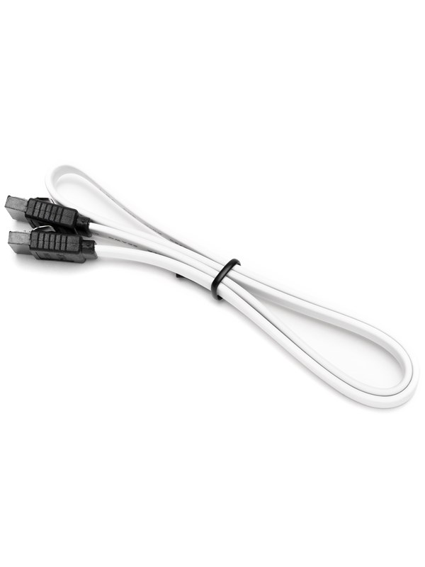 DUTZO SATA-kabel - Wit - 0.5 m - Rechte connector