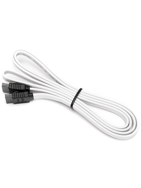 DUTZO SATA-kabel - Wit - 1 m - Rechte connector