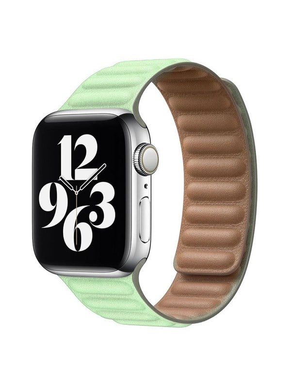 Lippa Apple Watch magnetisk læderrem 42/44/45/49 - Turqoise