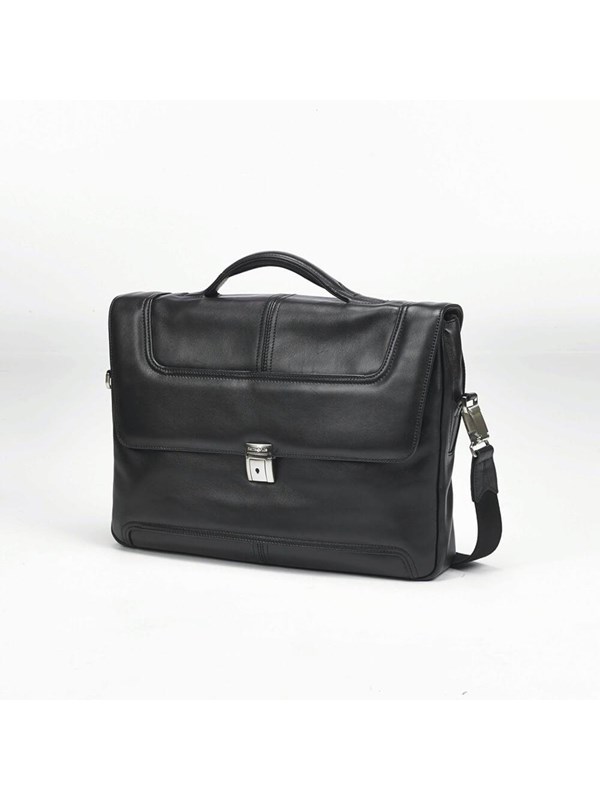 Samsonite Computer bag SIDAHO 15.6" Portfolio Leather Black