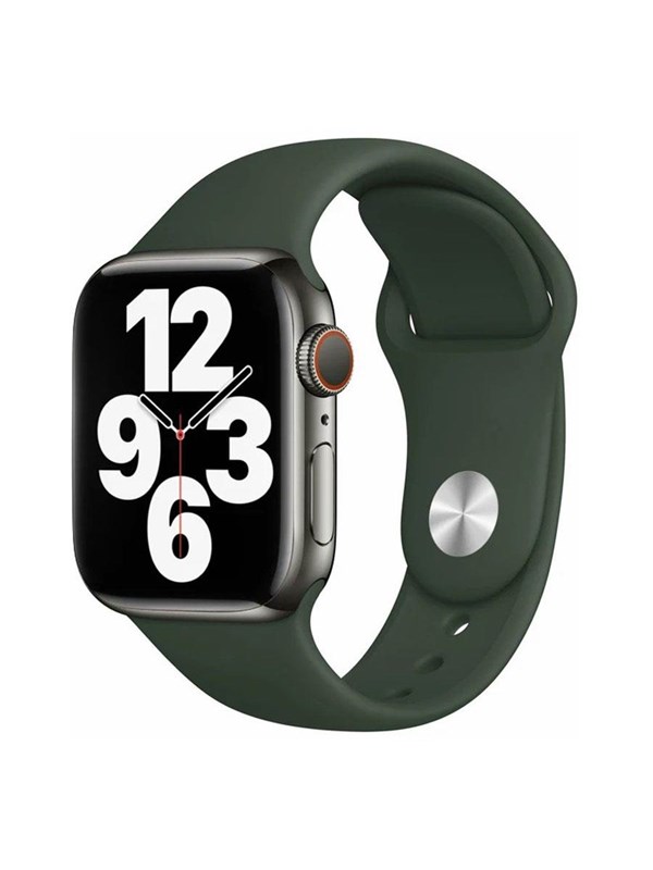 Lippa Apple Watch silicone strap 42/44/45/49 - Dark Green