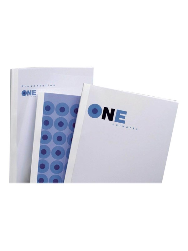 GBC Standard - Thermal binding cover - 12 mm - A4 (210 x 297 mm) - 110 Bl�tter - 150 Mikron - wei�