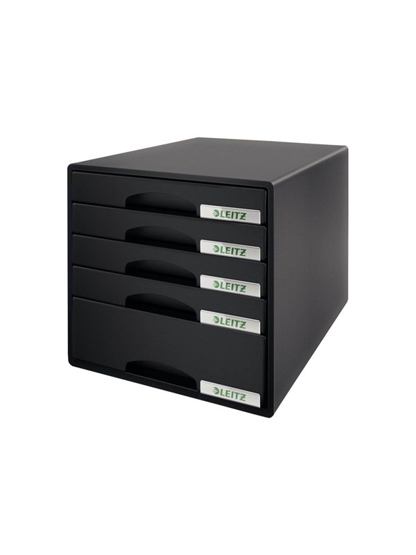 Leitz Drawer cabinet Plus 5-drawer Black