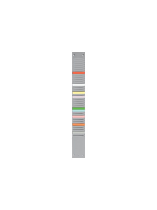 Nobo card planner panel - 40 slots - grey