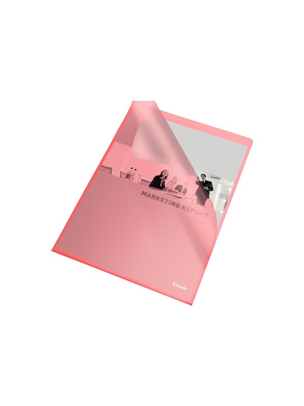 Esselte Folder 105my A4 Bag of 10 Red