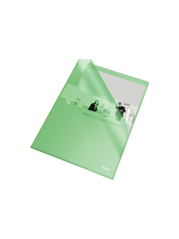 Esselte Folder 105my A4 Bag of 10 Green