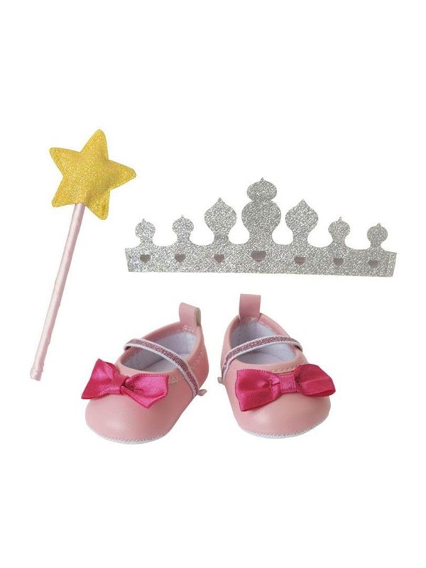 Heless poppen accessoires set ballerina's kroon toverstaf 38-45cm.