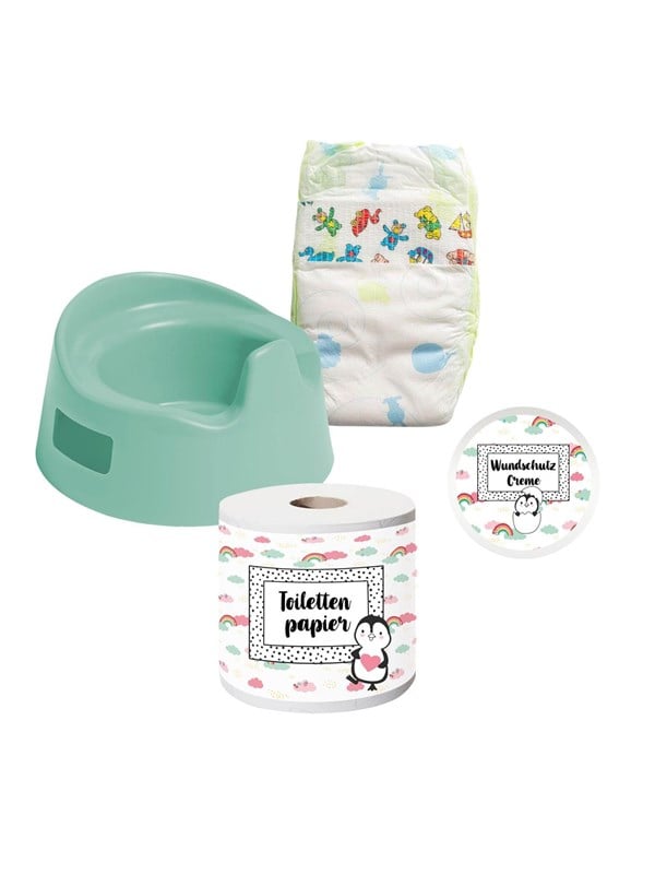 Poppen plaspotje met accessoires Pinguin - Heless