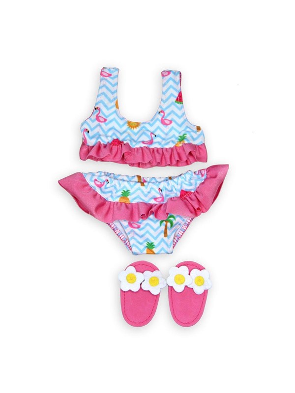 Heless Poppenbikini Met Slippers Voor Pop Van 35-45 Cm