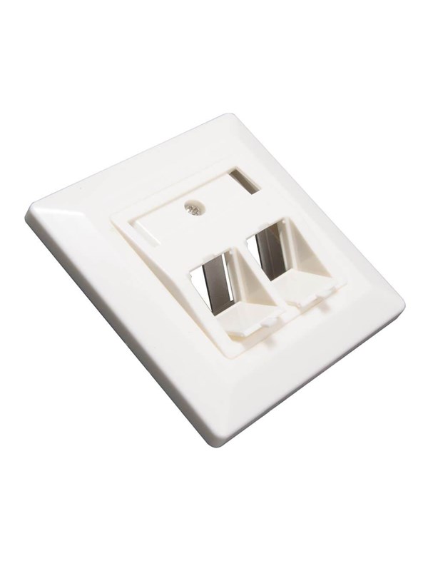 Triax Wall outlet Keystone CAT6 Angle