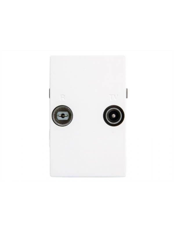 Triax Wall Outlet FM/TV TD 263E White