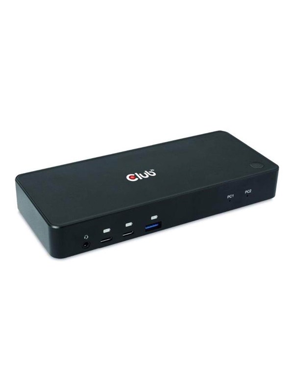 Club 3D CSV-1585 - docking station - USB-C x 2 - HDMI DP - 1GbE