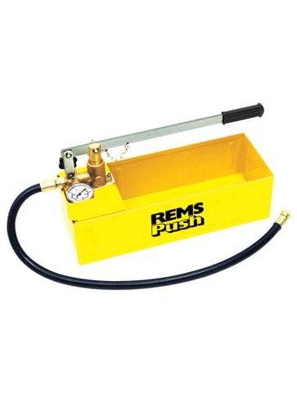 REMS afperspomp, water/olie/ethyleen glyc., max. testdruk 60bar
