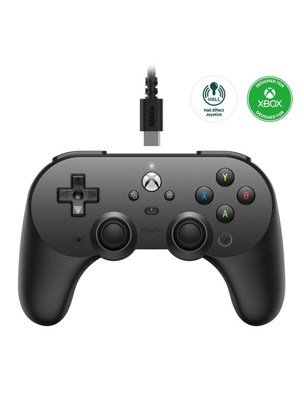 8Bitdo Pro 2 - Game Controller - USB - Analoog/digitaal - Xbox - Zwart