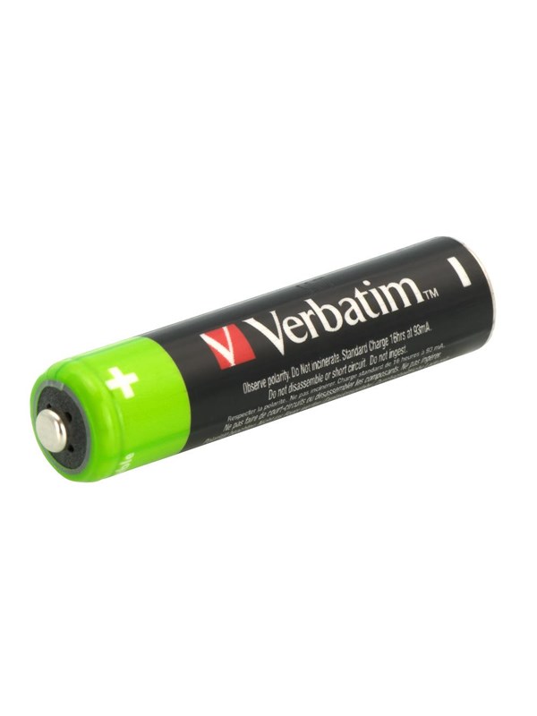 Verbatim Batterij Nimh Aaa 950Mah Premium Hr03 Voor Hoogvolume Apparaten