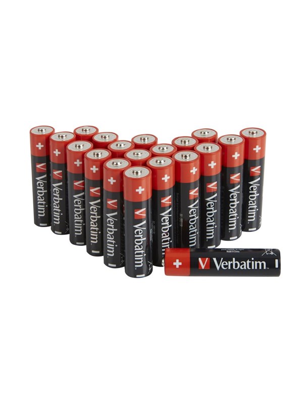 Verbatim Aa Lr6 Batterijen 20 Stuks Voor Elektronische Apparaten Speelgoed