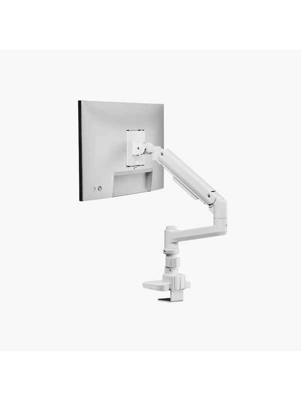 Alterzone Arm Luxe Heavy-duty Single Monitor Arm White
