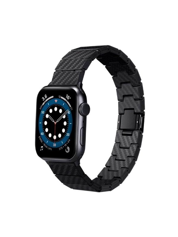 PITAKA Carbon fiber strap black - AW Ultra 2/1(49mm) 9/8/7 (45mm)/6/SE/5/4 (44mm)/3/2/1 (42mm)