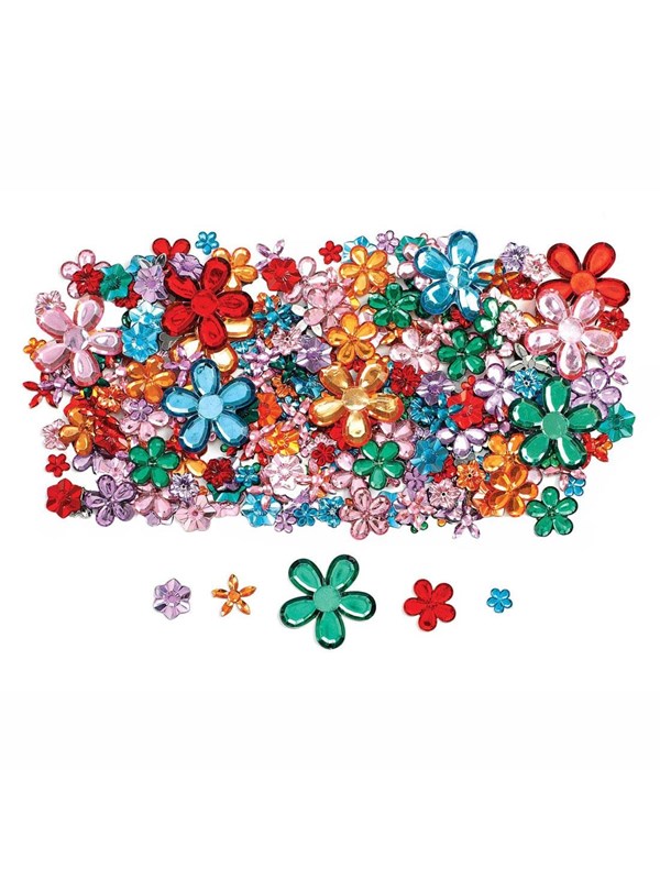 Colorations - Colored Flower Rhinestones 300pcs.