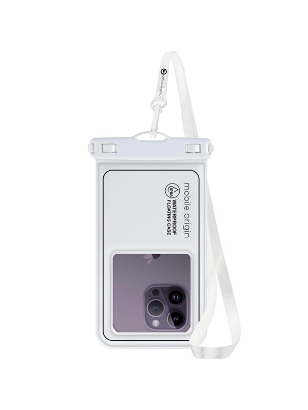 Mobile Origin Waterproof Floating Case 6 -8" - white/black