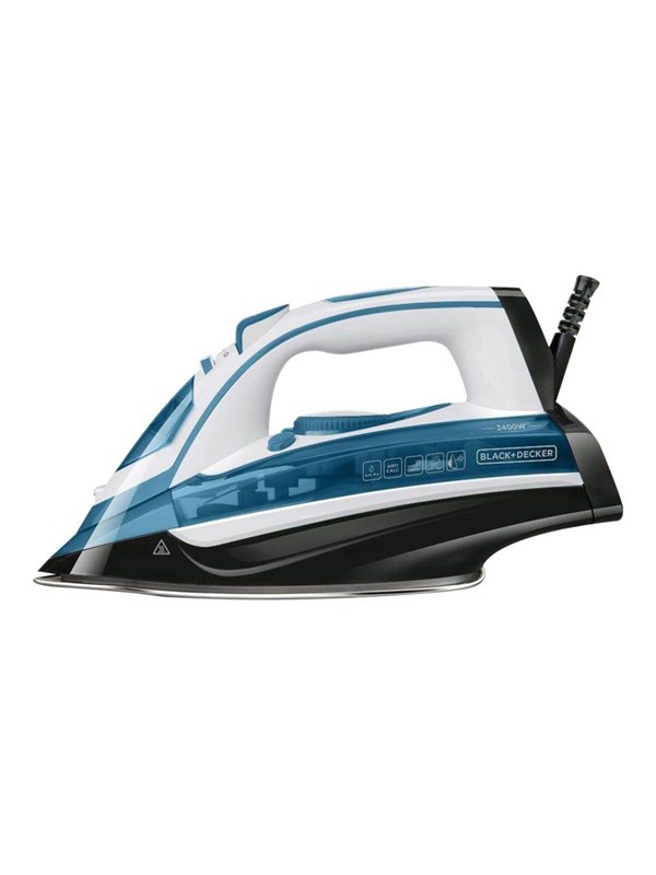 Black & Decker Stoomstrijkijzer BLACK+DECKER BXIR2402E - steam iron - sole plate: stainless steel