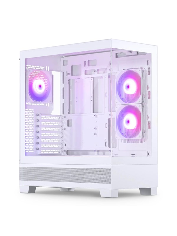 Phanteks XT View Tempered Glass Windows, D-RGB - weiß Midi-tower Behuizing, Gaming-behuizing, PC-behuizing Wit