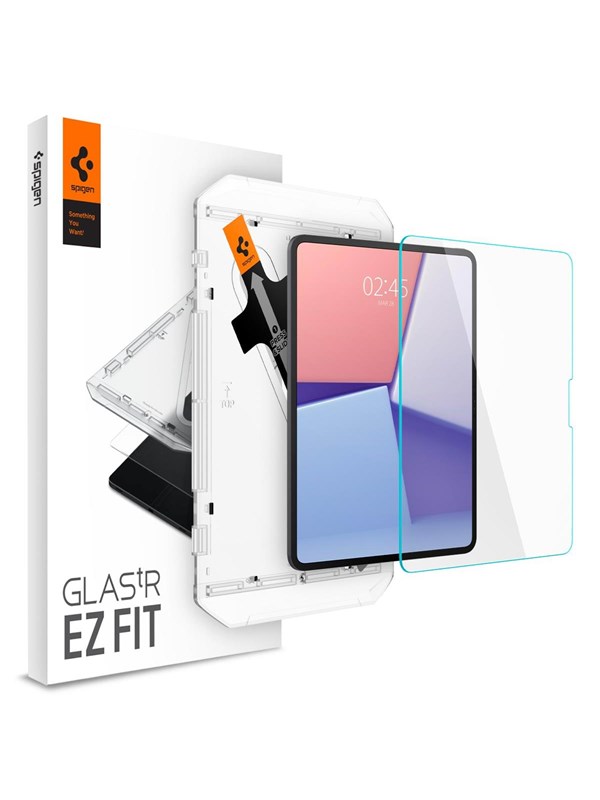 Spigen Screen Protector Geschikt voor iPad Pro 13 (2024/2025) - EZ Fit GLAS.tR - 9H Tempered Glass - Case Friendly - Gemakkelijke Installatie - 1-Pack
