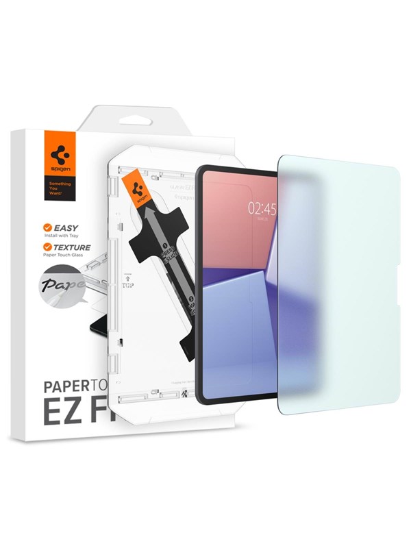 Spigen Paper Touch iPad Pro 11 (2024/2025) Screen Protector met Montageframe