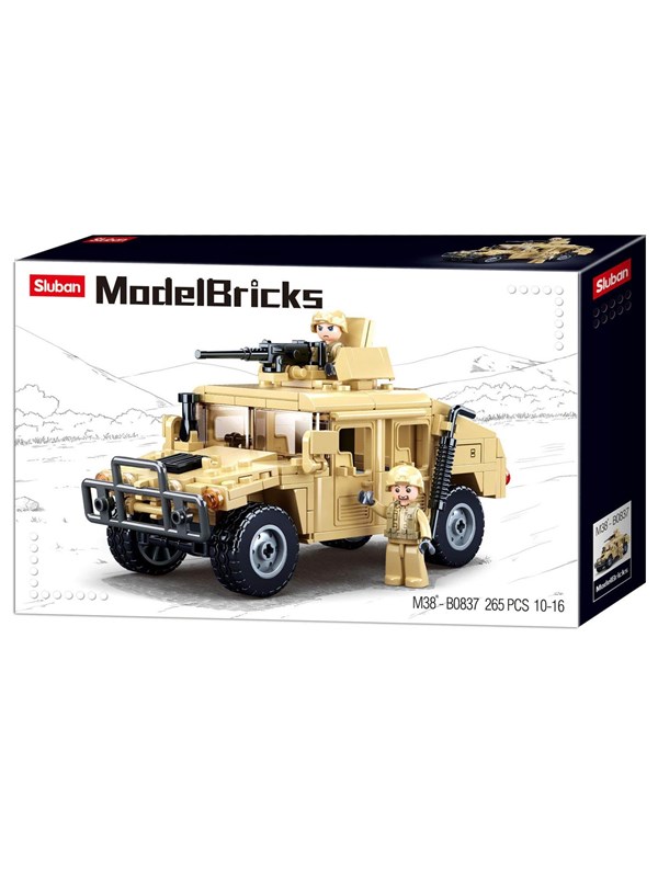 Sluban M38-B0837 - Gevechtsoff-roader