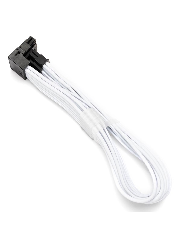 DUTZO Sleeved PCI-E 12V-2x6 verlengkabel - lock pin up - Wit