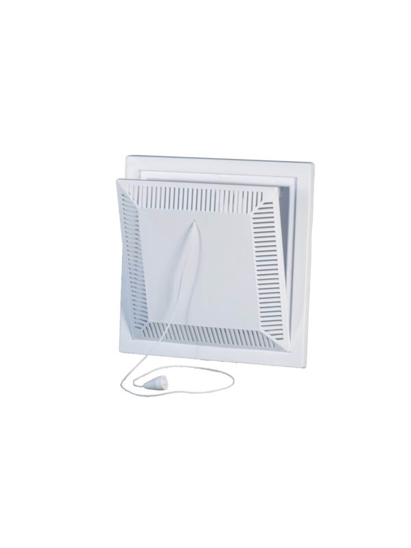 Duka Flap valve Type 113 150x150 mm white