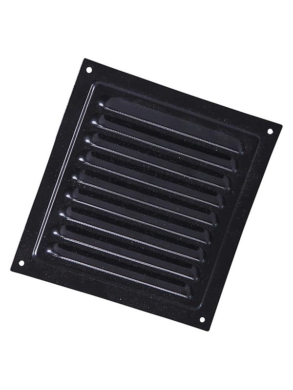 Duka Jalousie grid 200x200 mm black lacquered aluminium