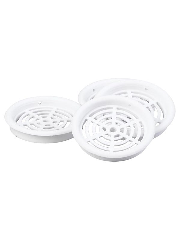 Duka Cabinet grid Type 61.2 Ø60 mm white - 4 pcs.