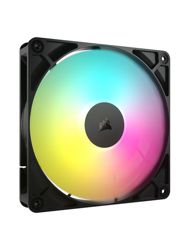 Corsair RS140 ARGB - Case ventilator - 140mm - Zwart met RGB-licht - 36 dBA