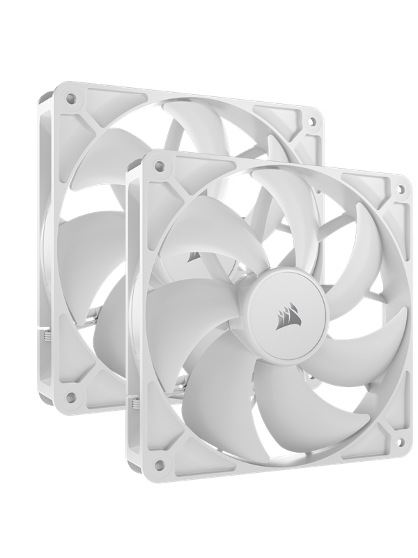 Corsair RS140 - dual-pack - Case ventilator - 140mm - Wit - 36 dBA
