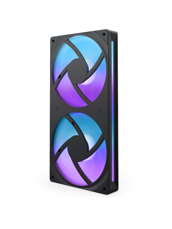 NZXT F240 RGB CORE UNIBODY - 240mm - Case ventilator - 120mm - Black - 30 dBA