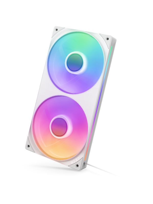 NZXT F280 RGB CORE - 280mm - Case ventilator - Wit - 30 dBA