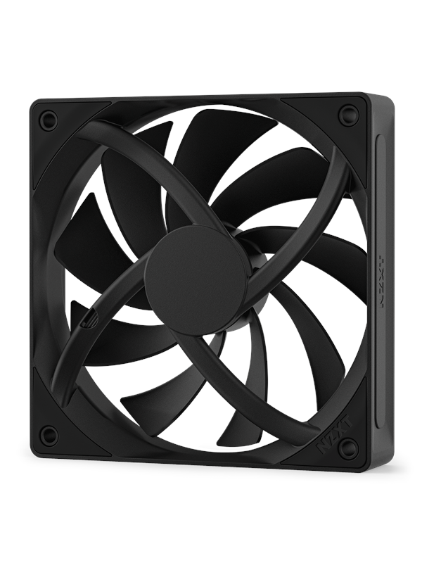 NZXT F120Q V2 Quiet Airflow - Case ventilator - 120mm - Black - 25 dBA